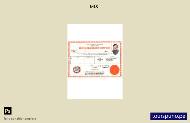 listo para imprimir plantilla de certificado de registro de India Tamil Nadu